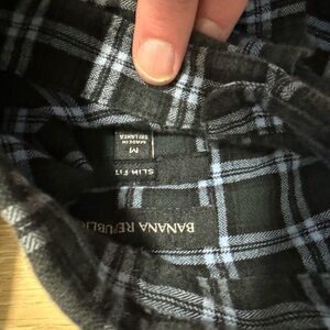 Banana Republic slim fit men’s flannel